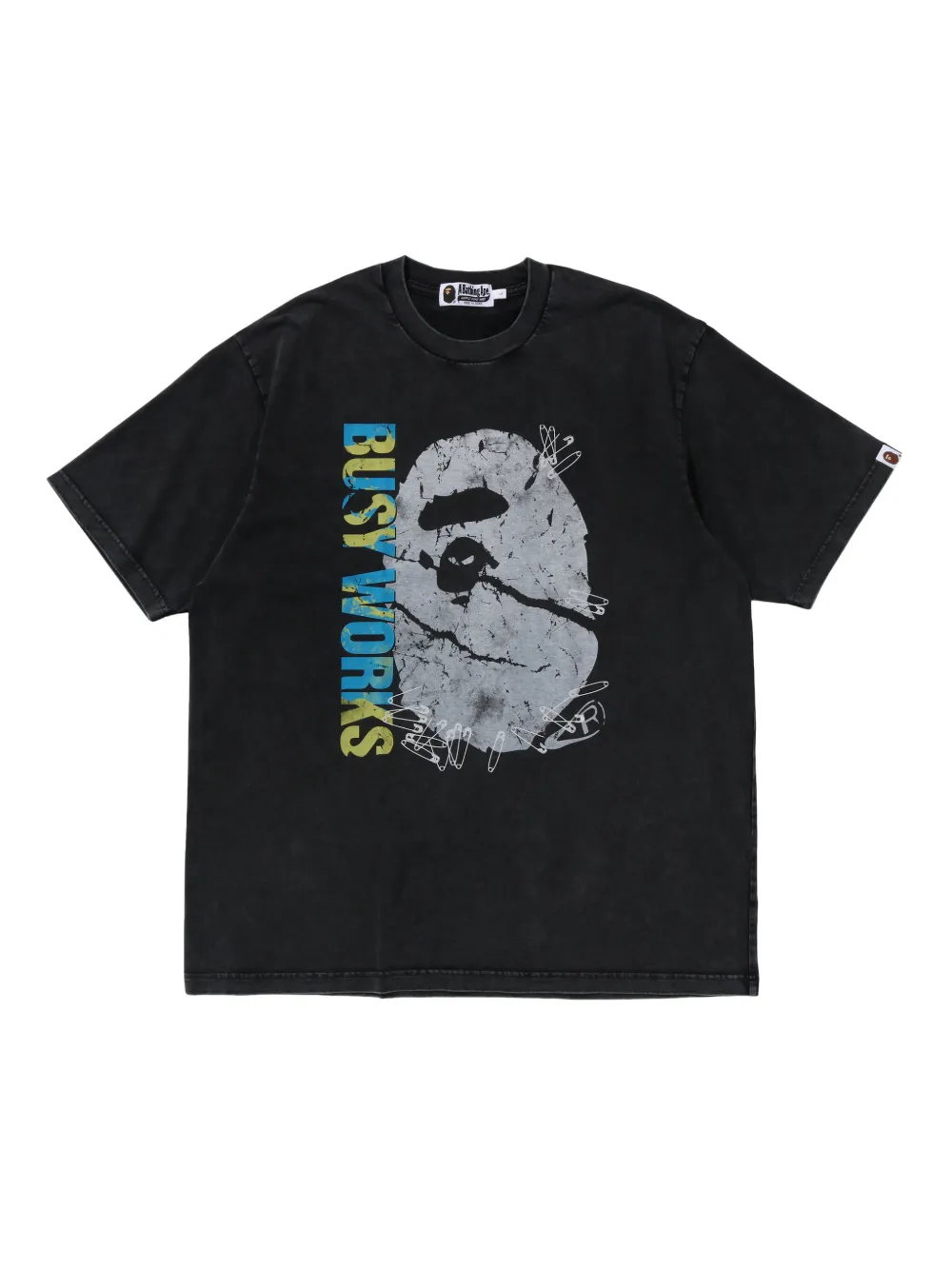 A BATHING APE® t-shirt à imprimé graphique | noir | Image 1