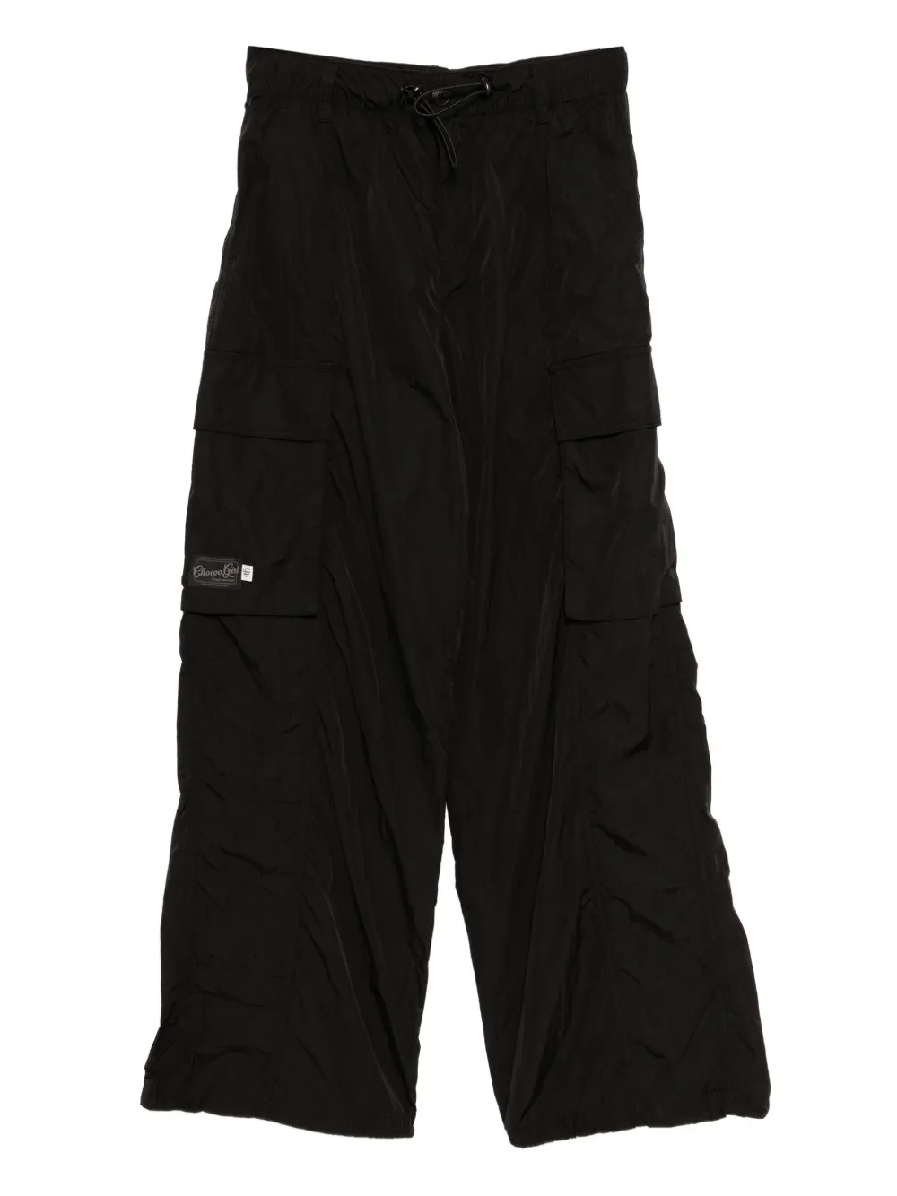 CHOCOOLATE Broek met elastische tailleband Zwart