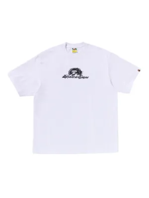 A BATHING APE® Frankenstein Bape T-shirt | White | FARFETCH CA