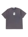 A BATHING APE® face-logo graphic T-shirt - Grey