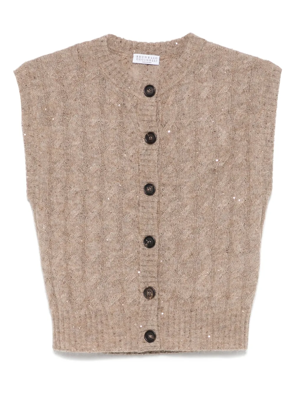Brunello Cucinelli knitted top | Brown | Image 1