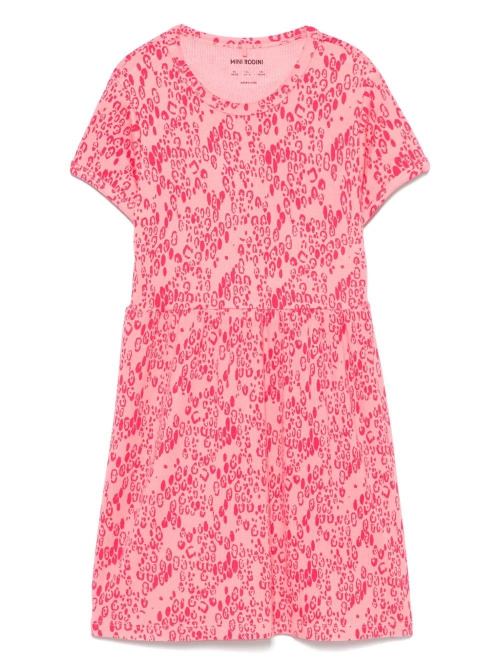 Mini Rodini abstract-print dress | Pink | Image 1