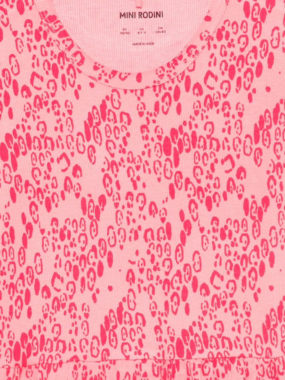 Mini Rodini Jurk met abstracte print Roze