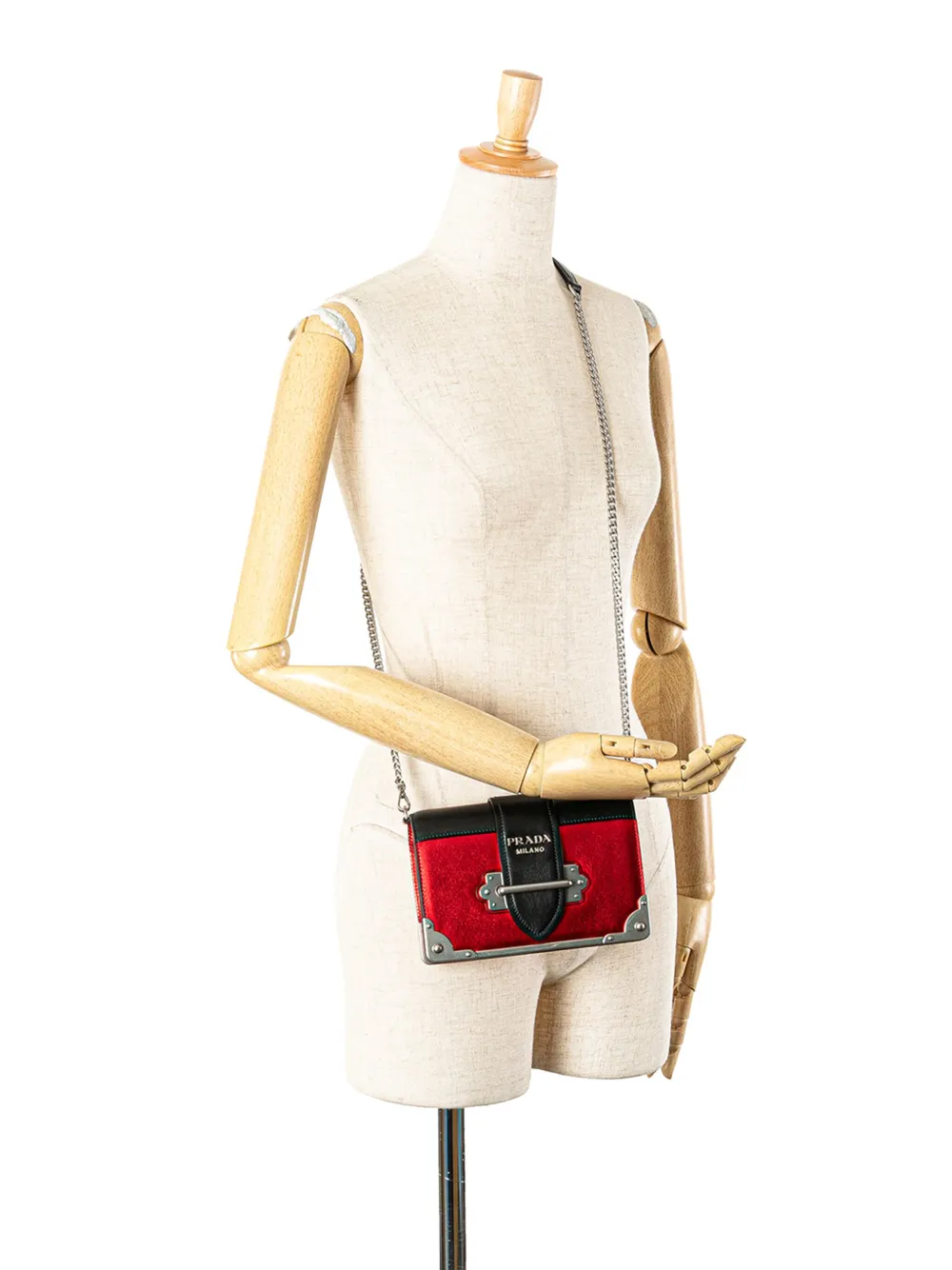 Prada Pre-Owned 2013-2024 Saffiano Trimmed City Calf Cahier crossbody bag | Pre-Owned | Image 2