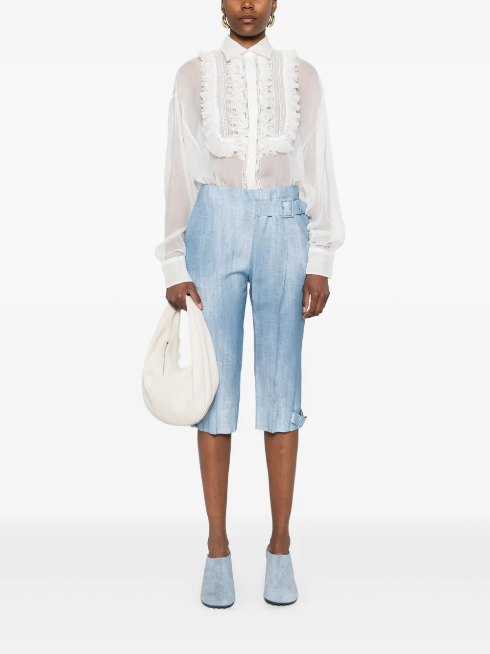 Ermanno Scervino silk shirt - Wit