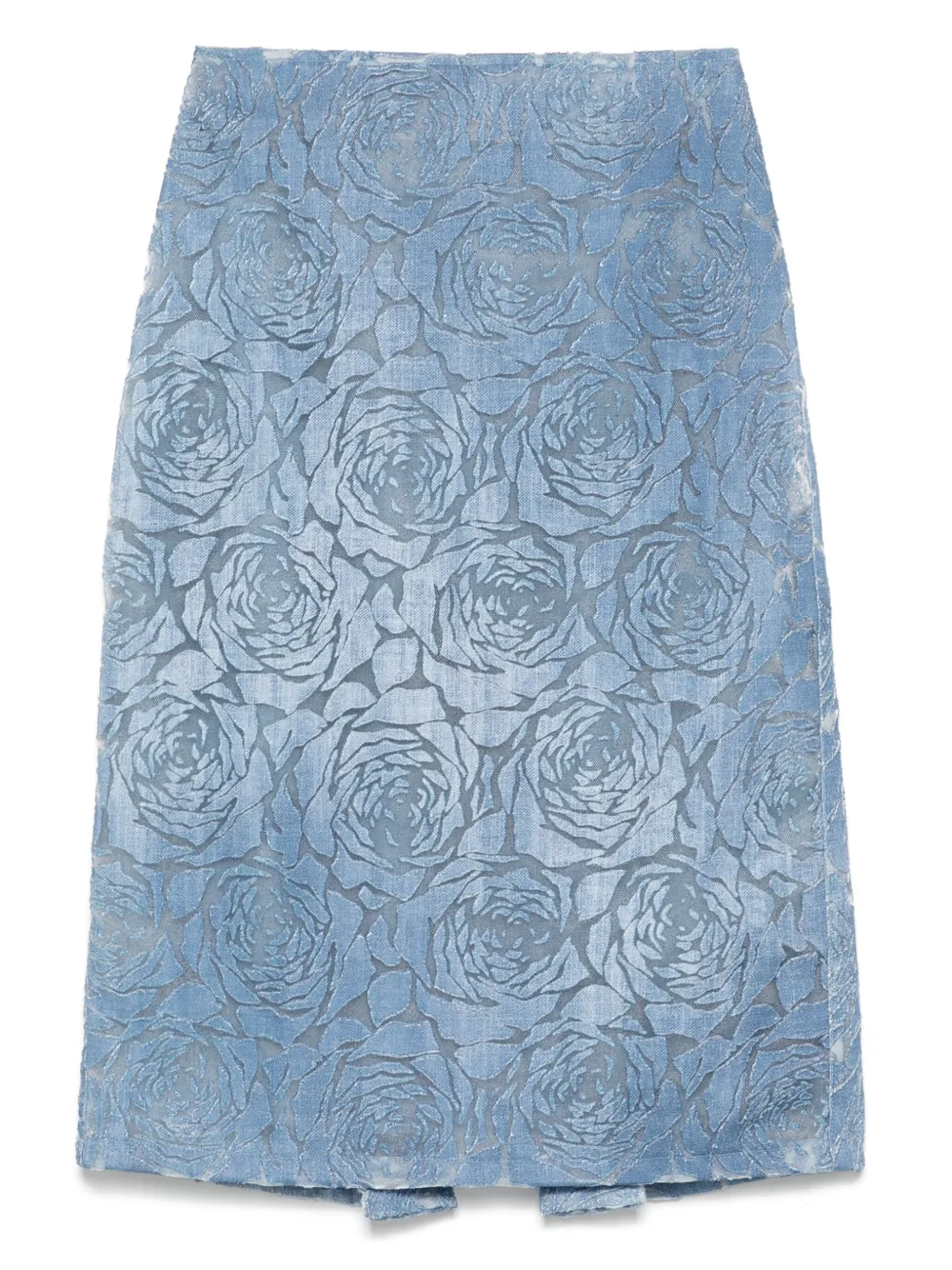 Ermanno Scervino devoré-effect skirt | Blue | Image 1