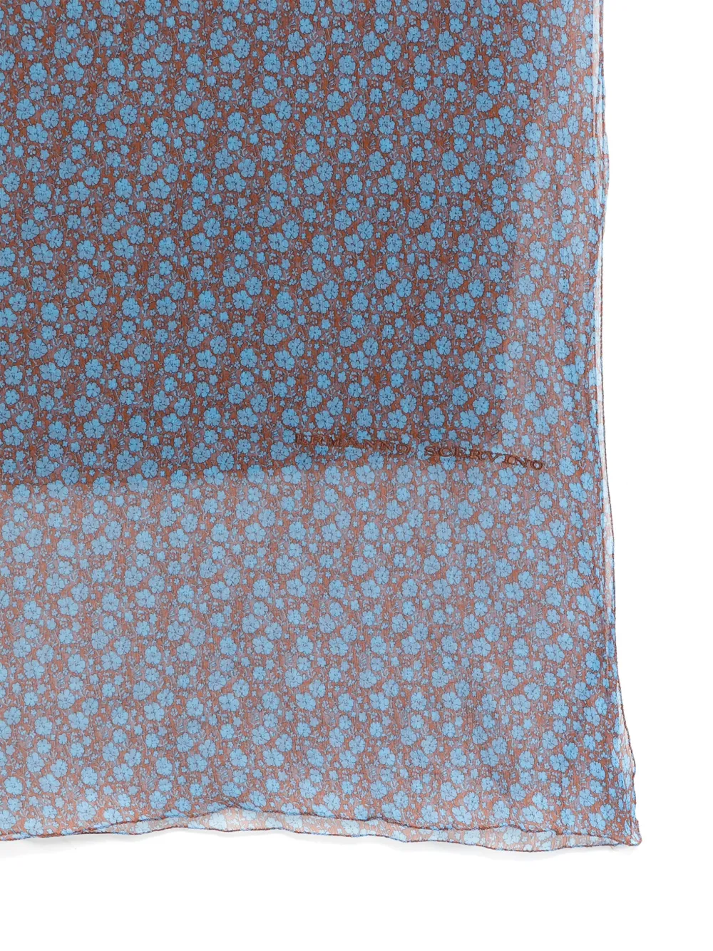 Ermanno Scervino silk scarf - Blauw