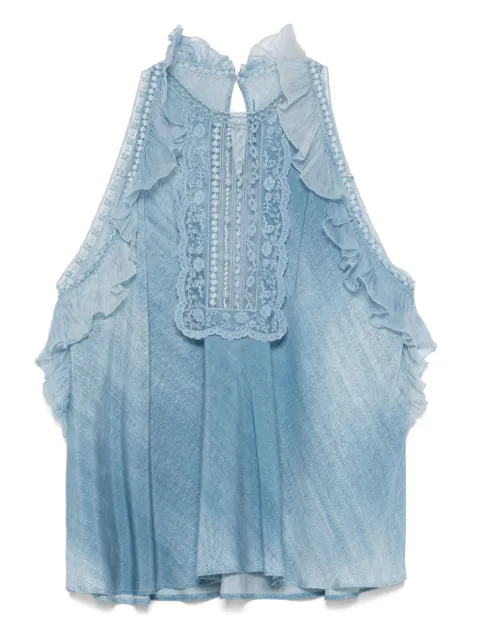 Ermanno Scervino lace-panel top
