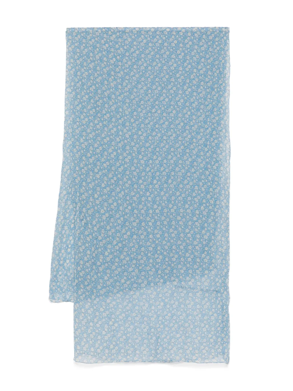 Ermanno Scervino Zijden sjaal Blauw