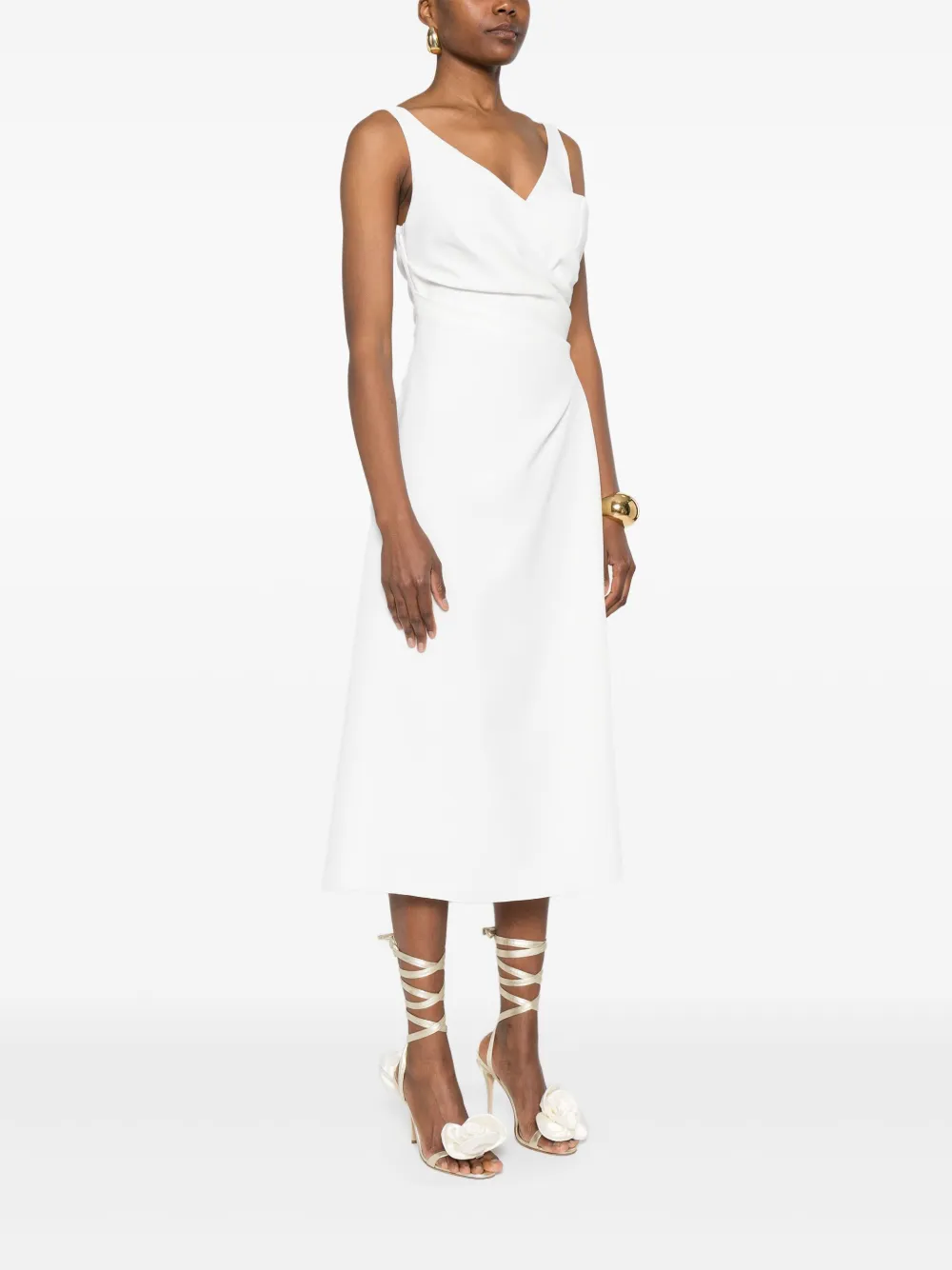 Ermanno Scervino Crêpe jurk Wit