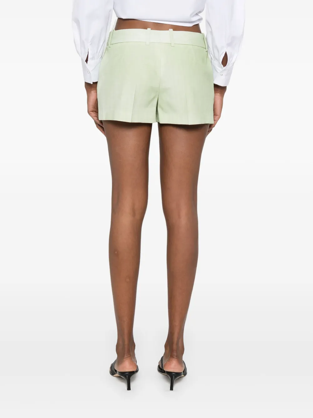 Ermanno Scervino Geplooide shorts Groen