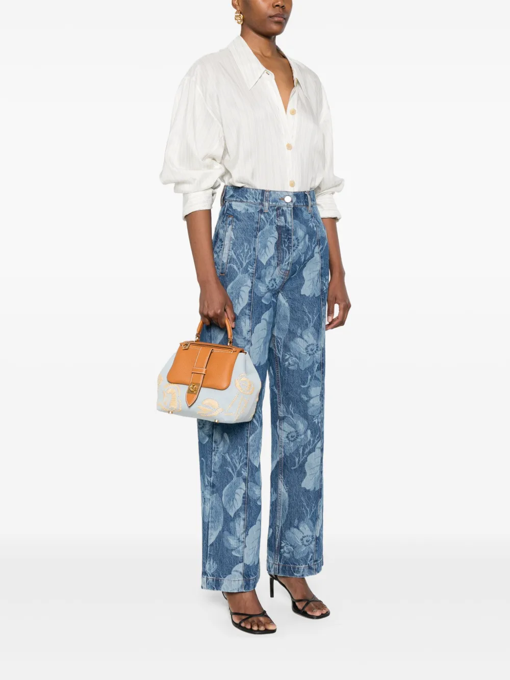 Ermanno Scervino mini Liza tote bag - Blauw