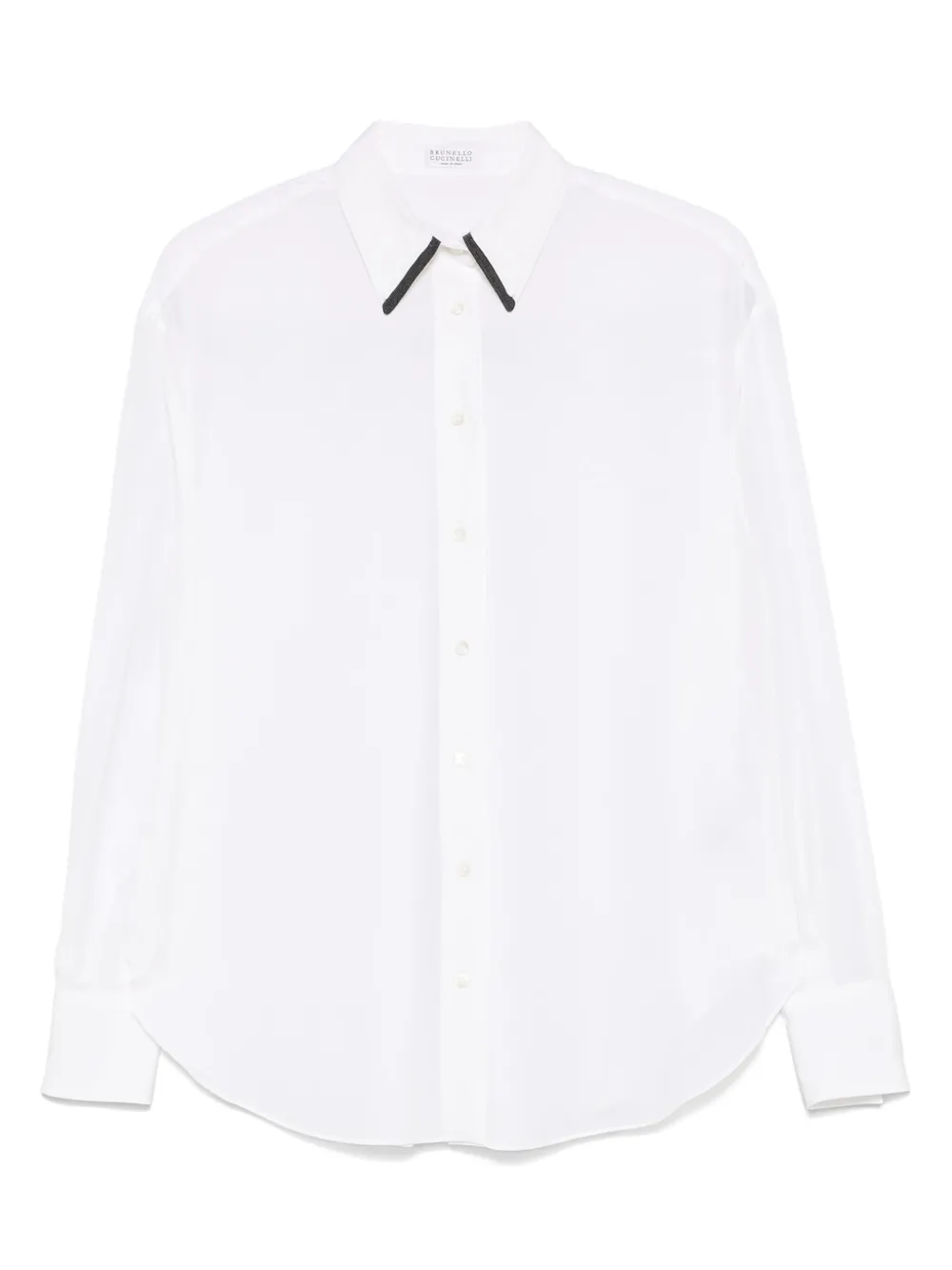 Brunello Cucinelli Zijden blouse Wit