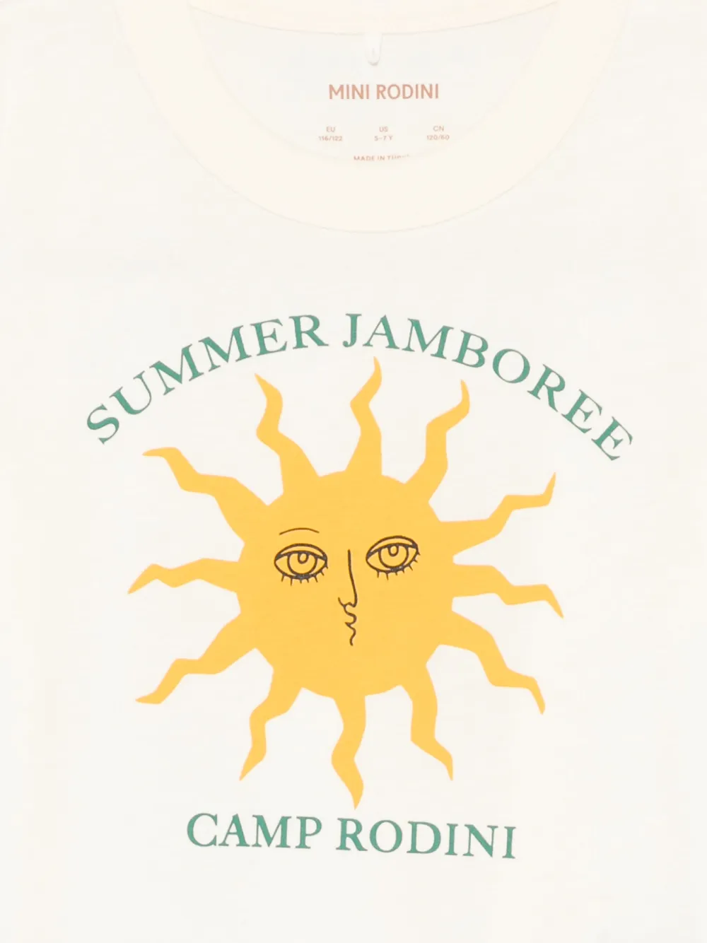 Mini Rodini T-shirt met print Beige