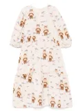 Mini Rodini graphic-print dress - White