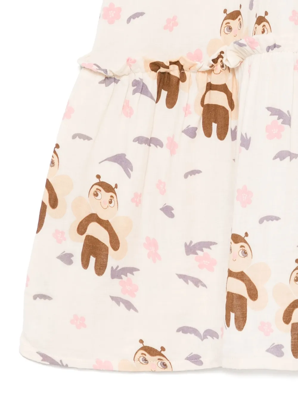 Mini Rodini Jurk met print Wit