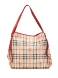 Burberry Pre-Owned 2000-2017 Large Haymarket Check Coated Canvas Canterbury tote bag - Brown