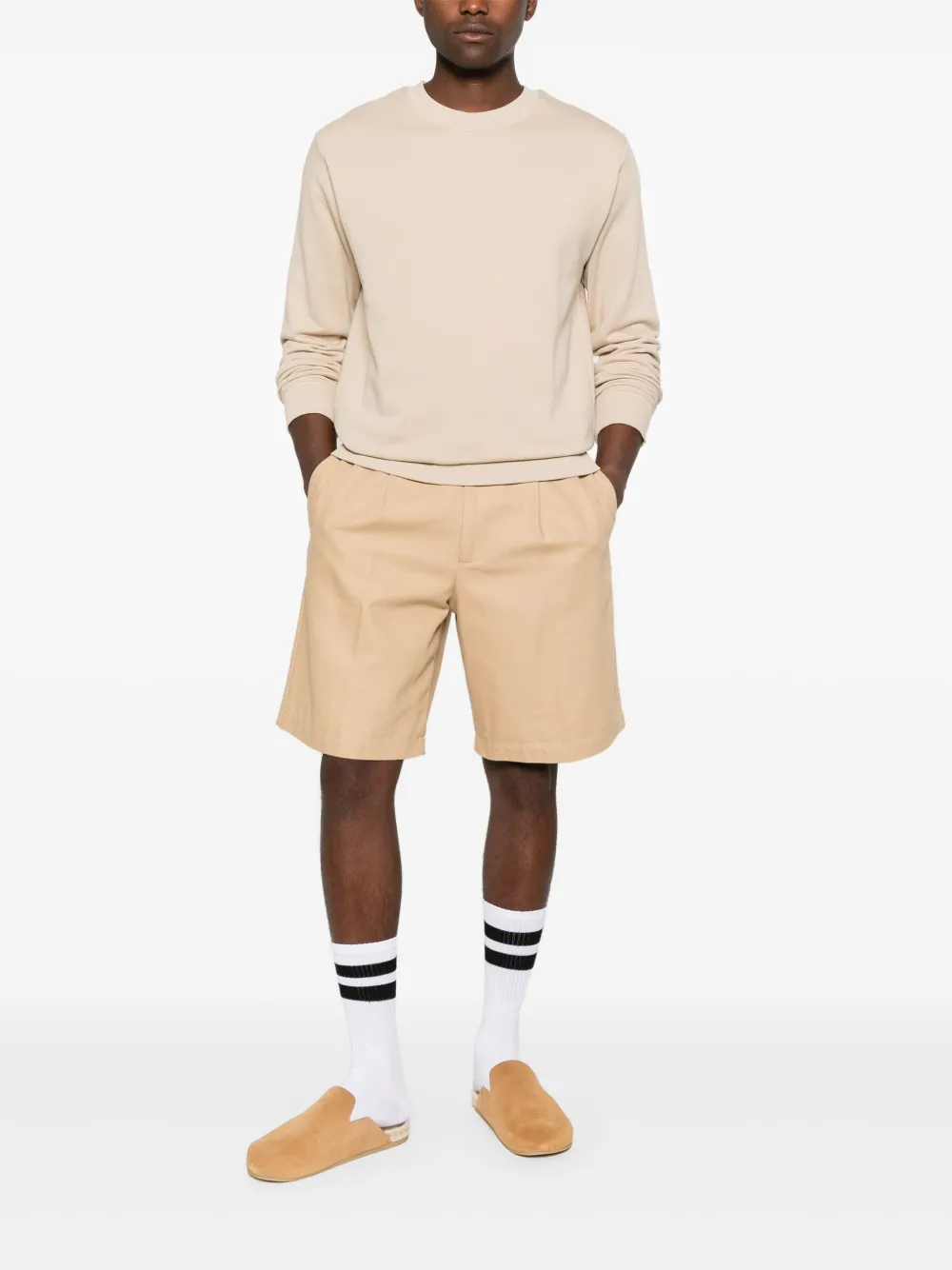A.P.C. cotton sweatshirt - Beige