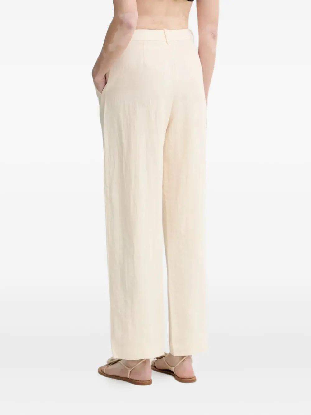 MUNTHE Broek met zakdetail - Beige