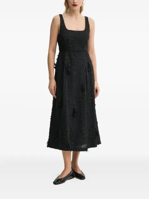 MUNTHE floral-embroidered A-line maxi dress