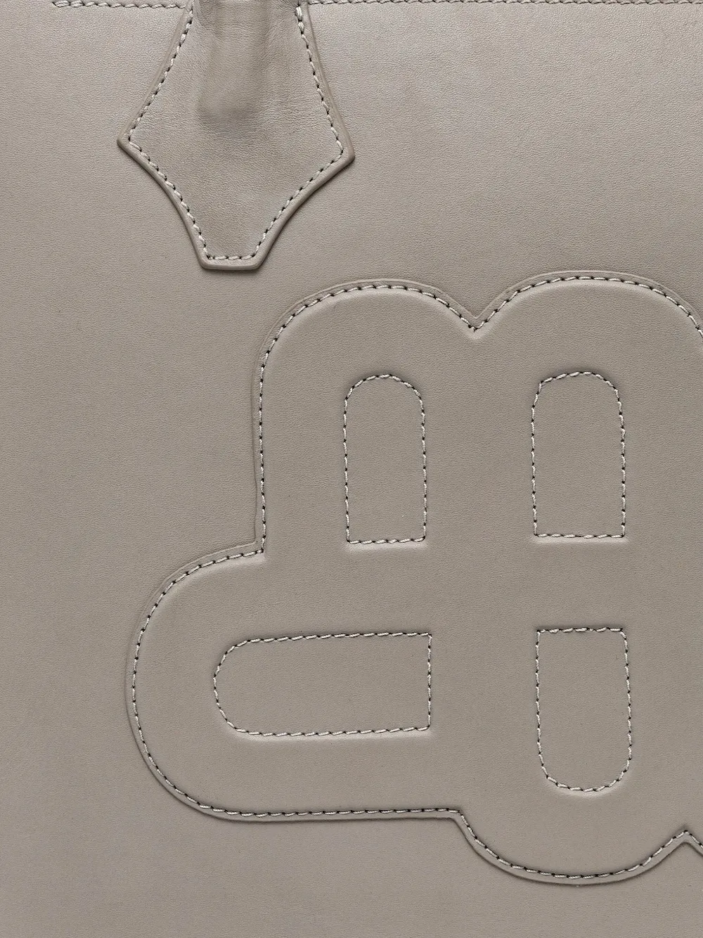 MUNTHE Heuptas met logoplakkaat Grijs