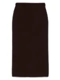 TOM FORD cashmere-blend skirt - Brown