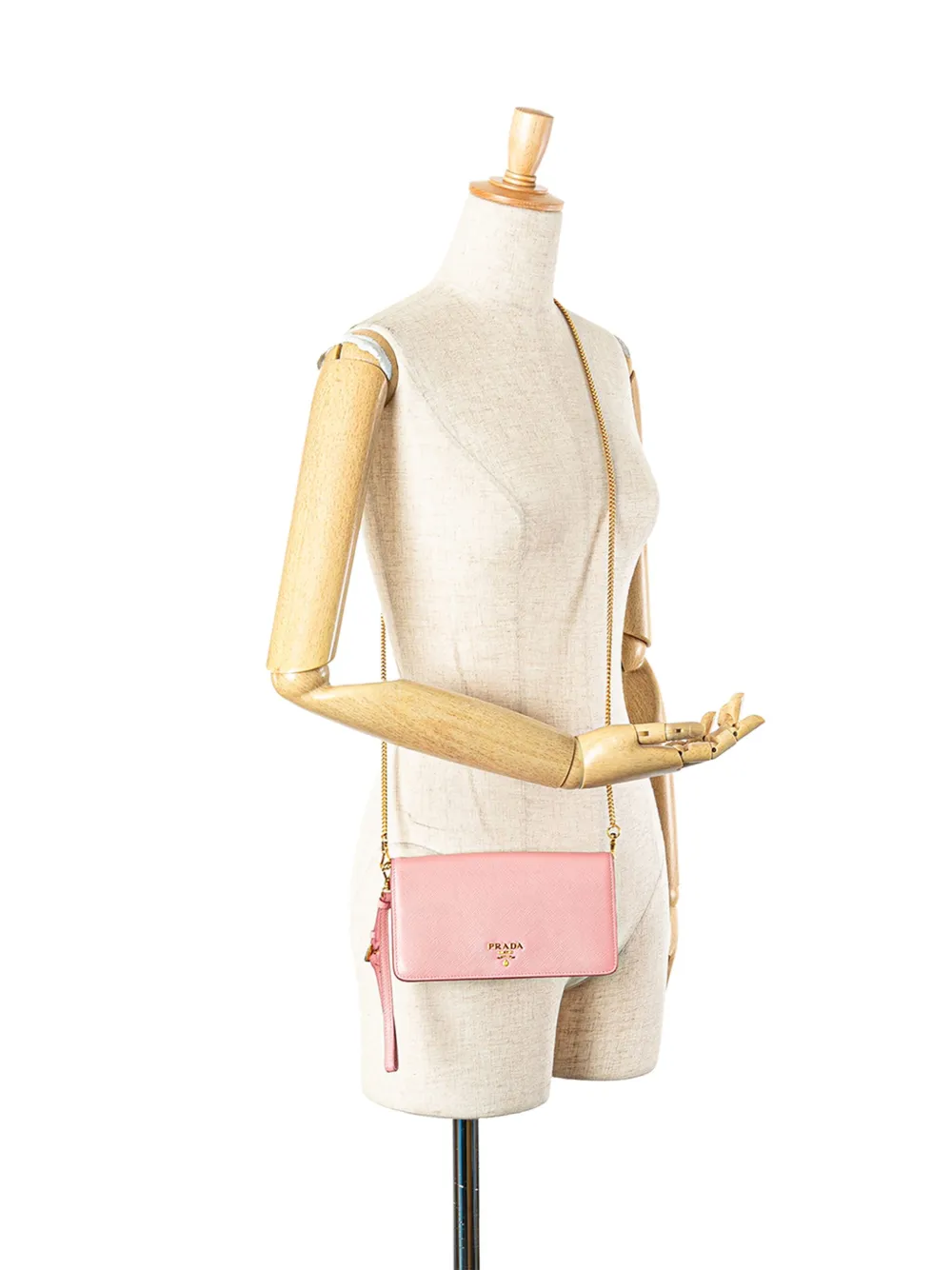 Prada Pre-Owned 2000-2024 Saffiano Lux Wallet on Chain crossbody bag | Pre-Owned | Image 2