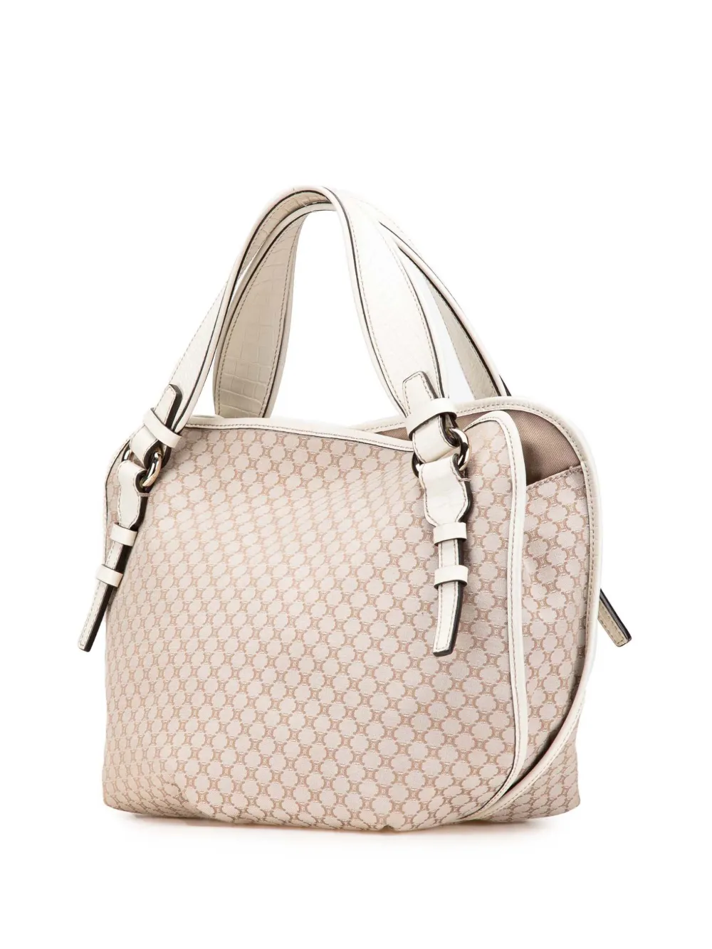 Pre-owned Celine 2007 Macadam Canvas Bittersweet Handbag