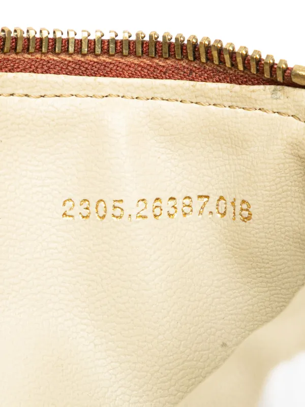 Fendi Pre-Owned 2000-2010 Zucchino Crystal Pouch | Brown