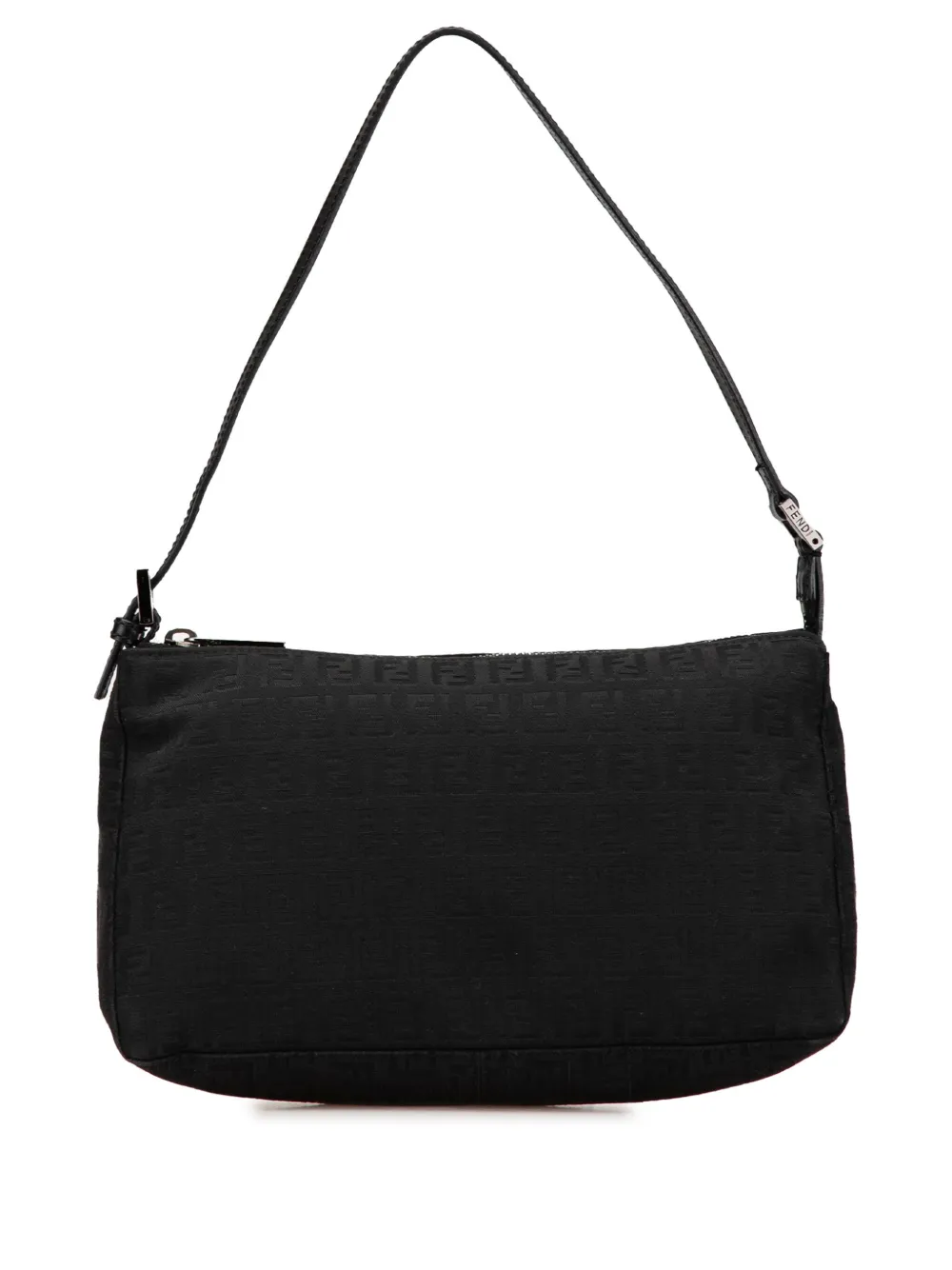 Fendi Pre-Owned 2000-2010 Zucchino Canvas Pochette shoulder bag - ブラック Fendi Pre-Owned 2000-2010 Zucchino Canvas Pochette shoulder bag - ブラック