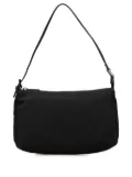 Fendi Pre-Owned 2000-2010 Zucchino Canvas Pochette shoulder bag - Black