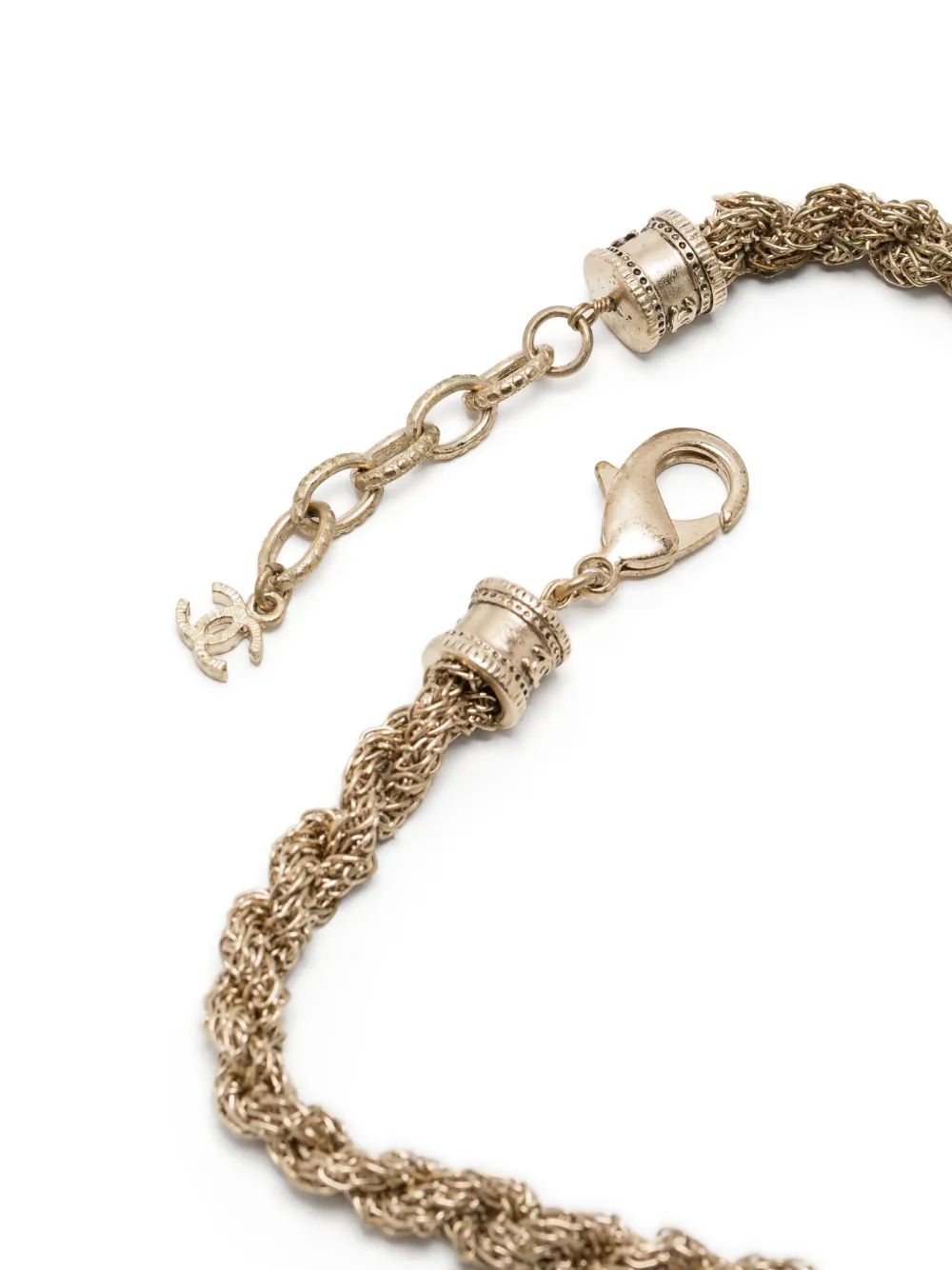 Pre-owned Chanel Paris-dallas Star-tie Necklace