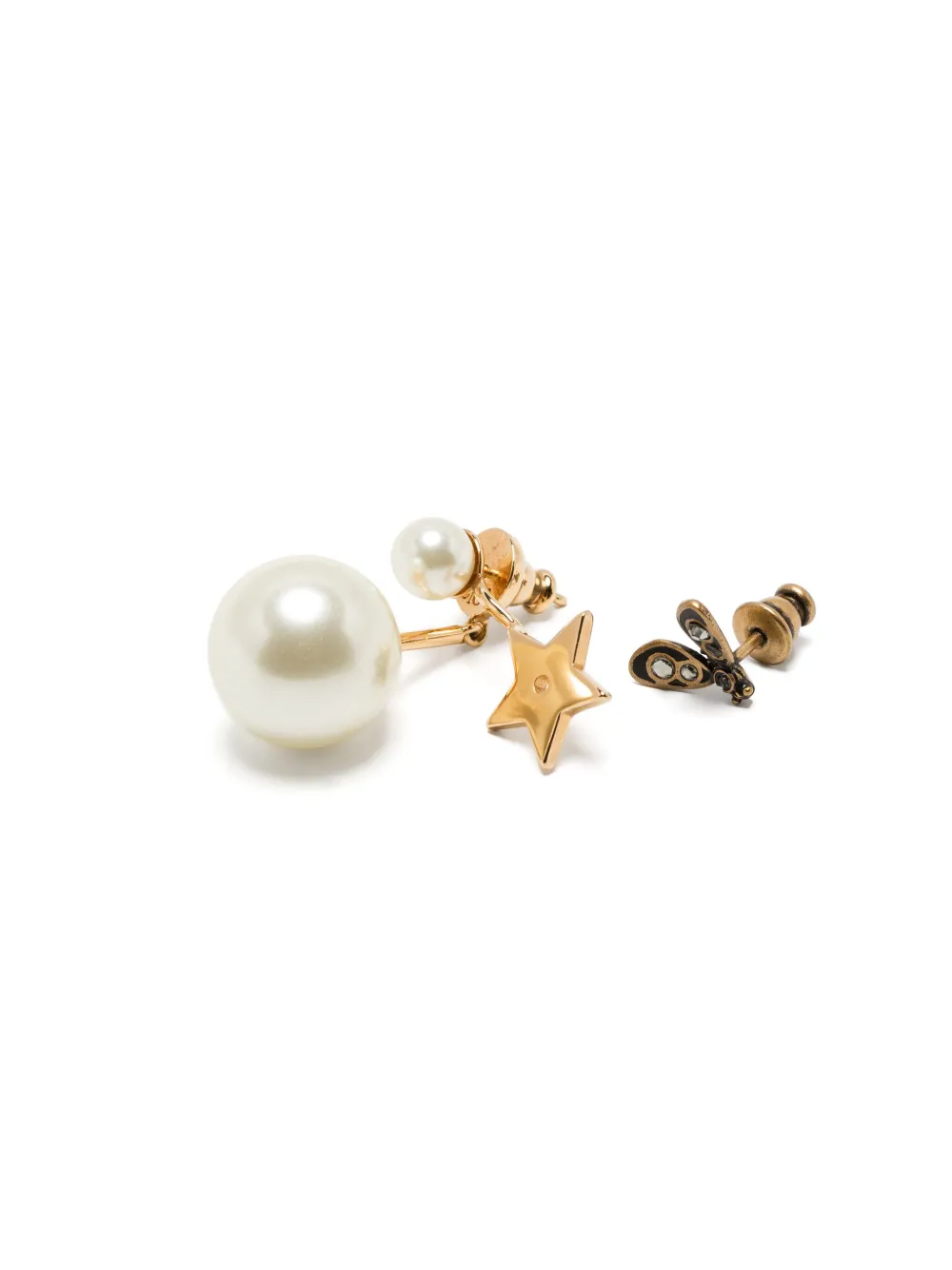 Pre-owned Dior Star Bee Tribal Earrings