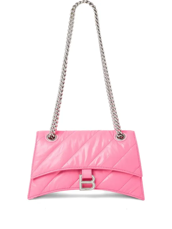 BALENCIAGA CRUSH S キルティング ショルダーバッグ Balenciaga Crush キルティング ショルダーバッグ S | ピンク