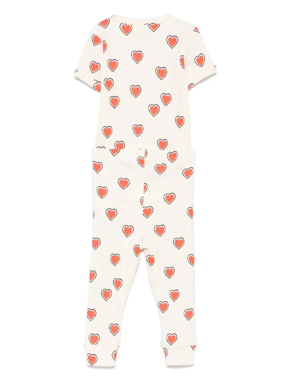 Mini Rodini heart-print tracksuit | Trajes deportivos | Image 2