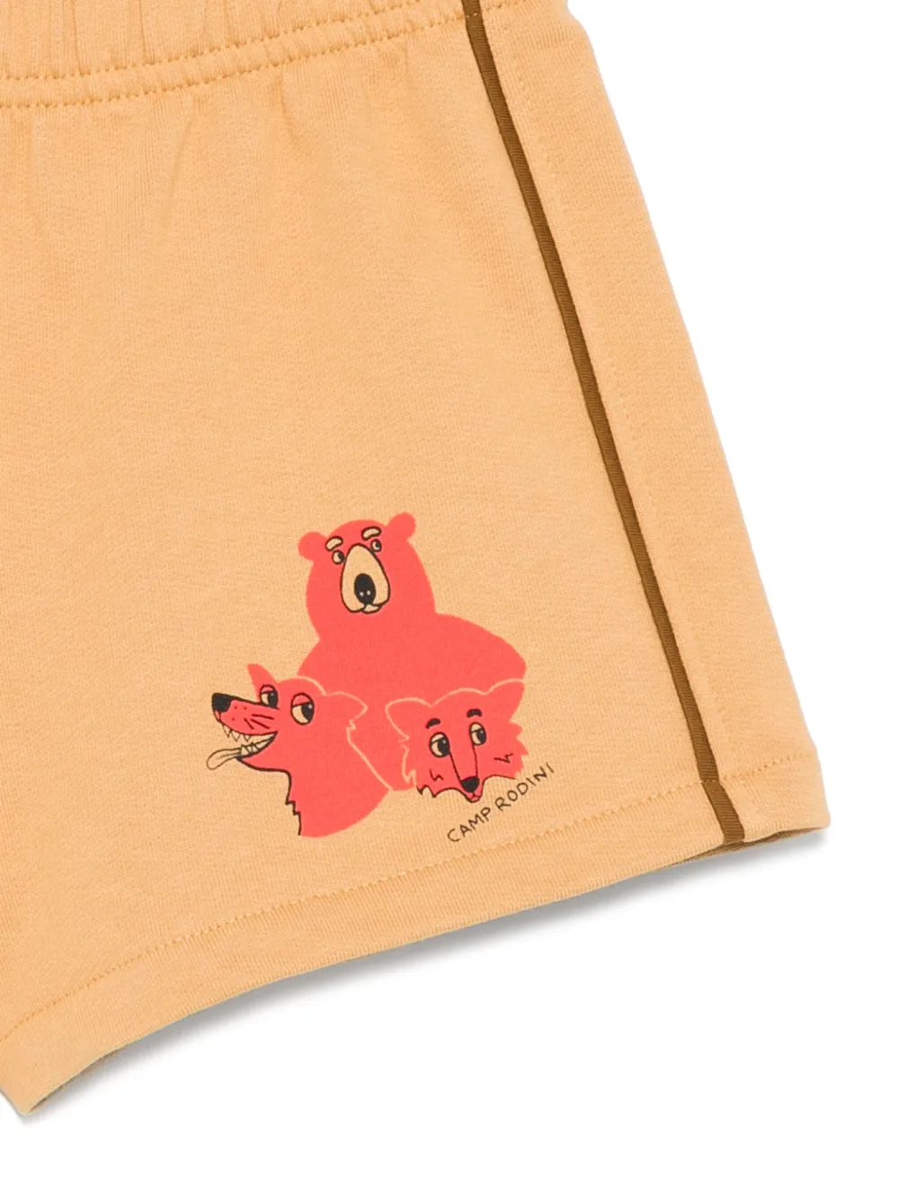 Mini Rodini Shorts van biologisch katoen Beige
