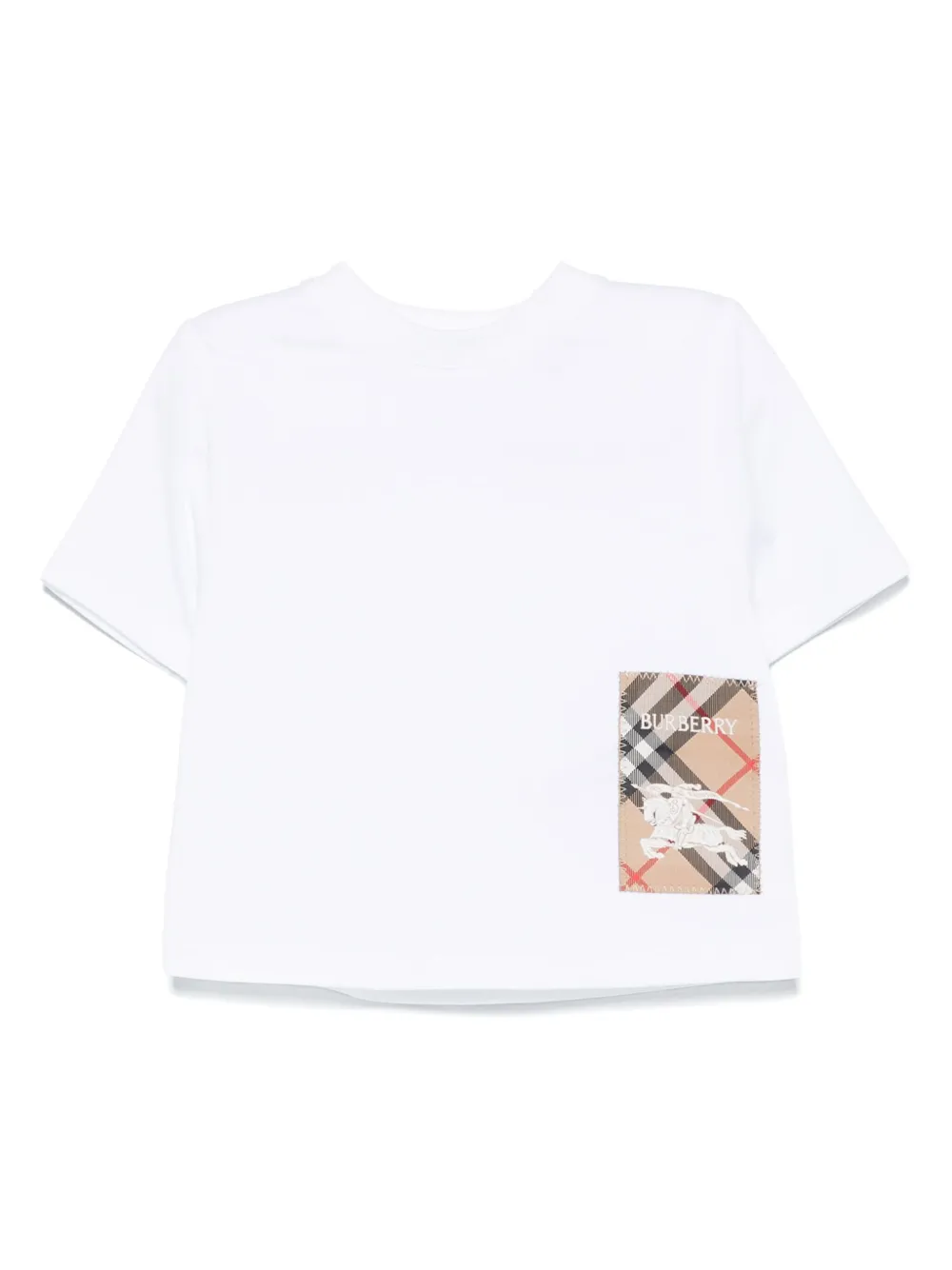 Burberry Kids cotton t-shirt Wit