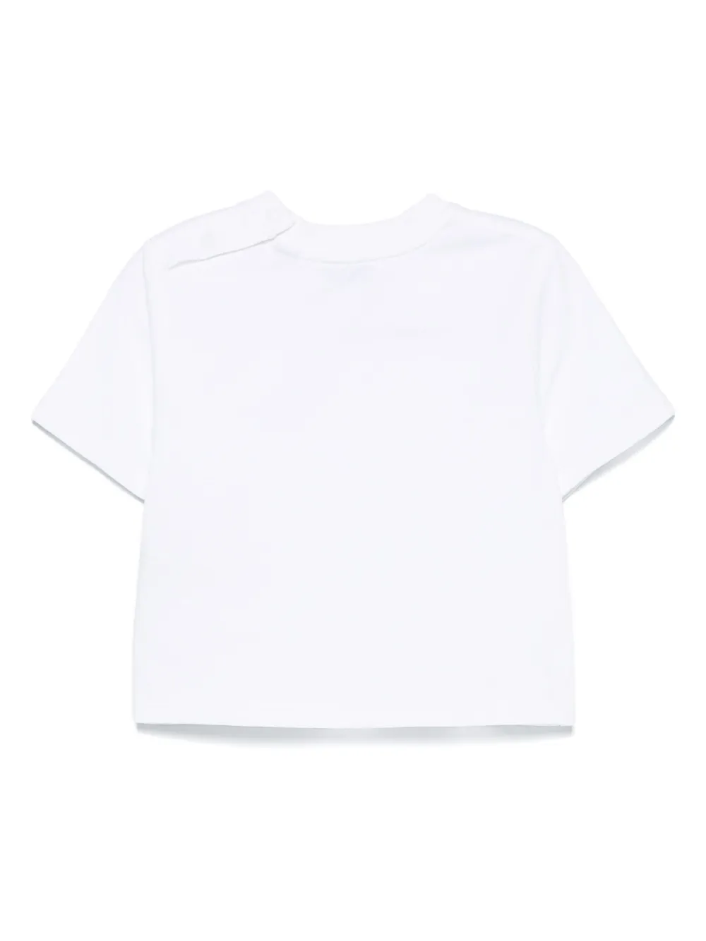 Burberry Kids Katoenen T-shirt Wit