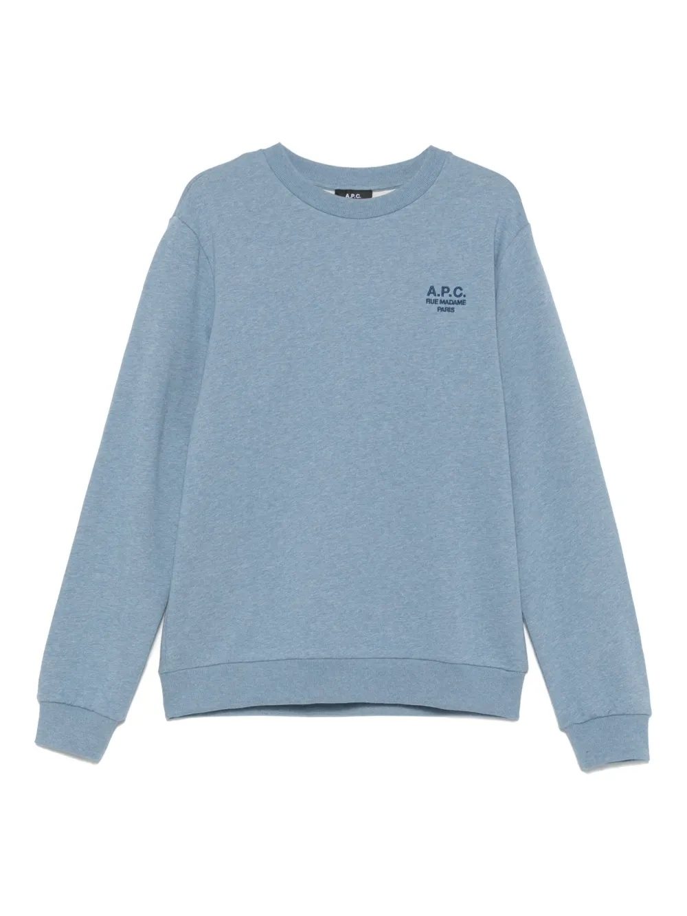 A.P.C. logo-embroidered sweatshirt | Blue | Image 1