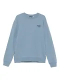A.P.C. logo-embroidered sweatshirt - Blue
