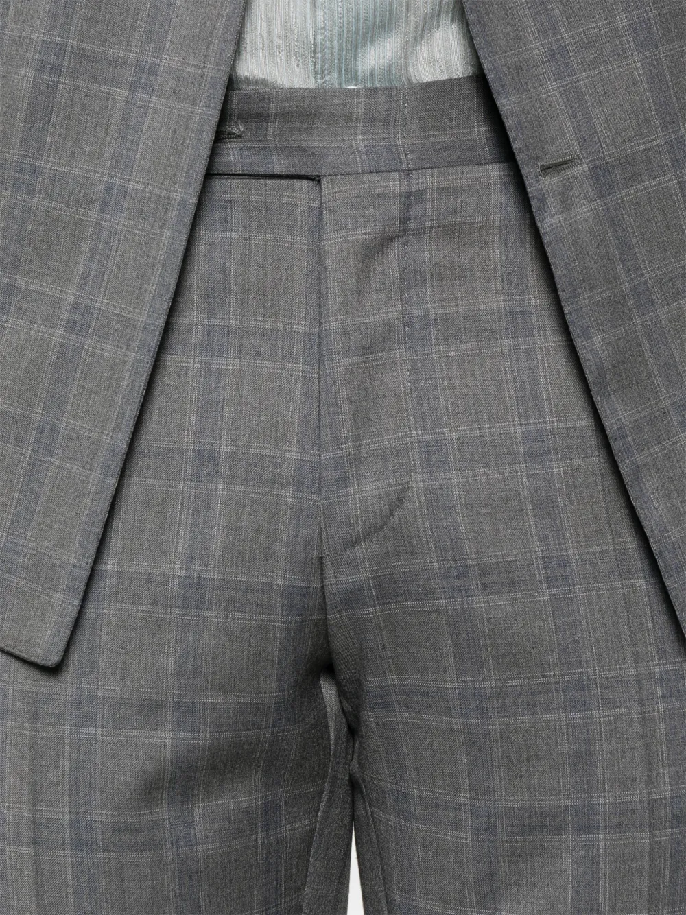 Canali Pak met dubbele rij knopen Grijs
