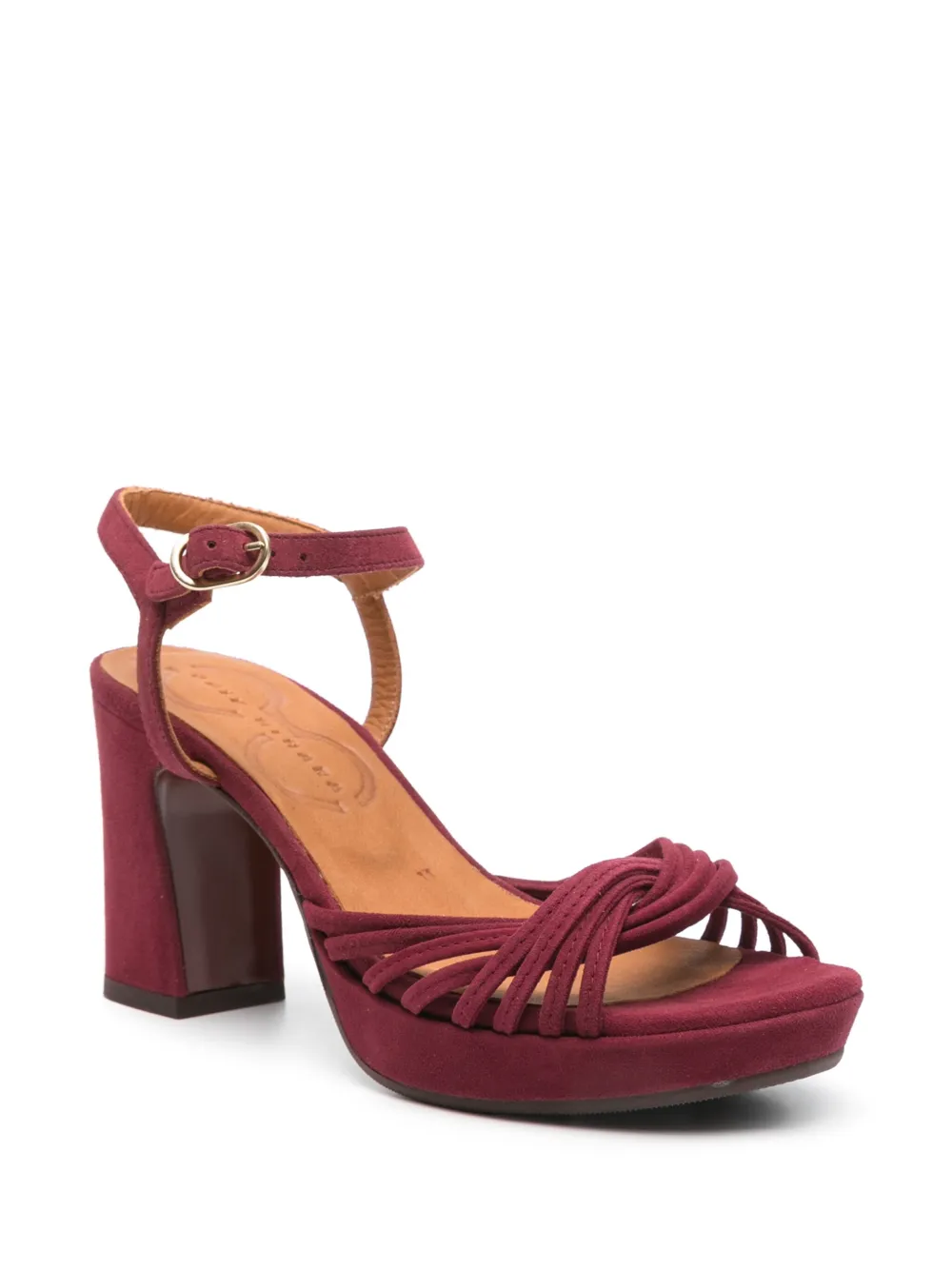 Chie Mihara 80mm Keske sandals Red