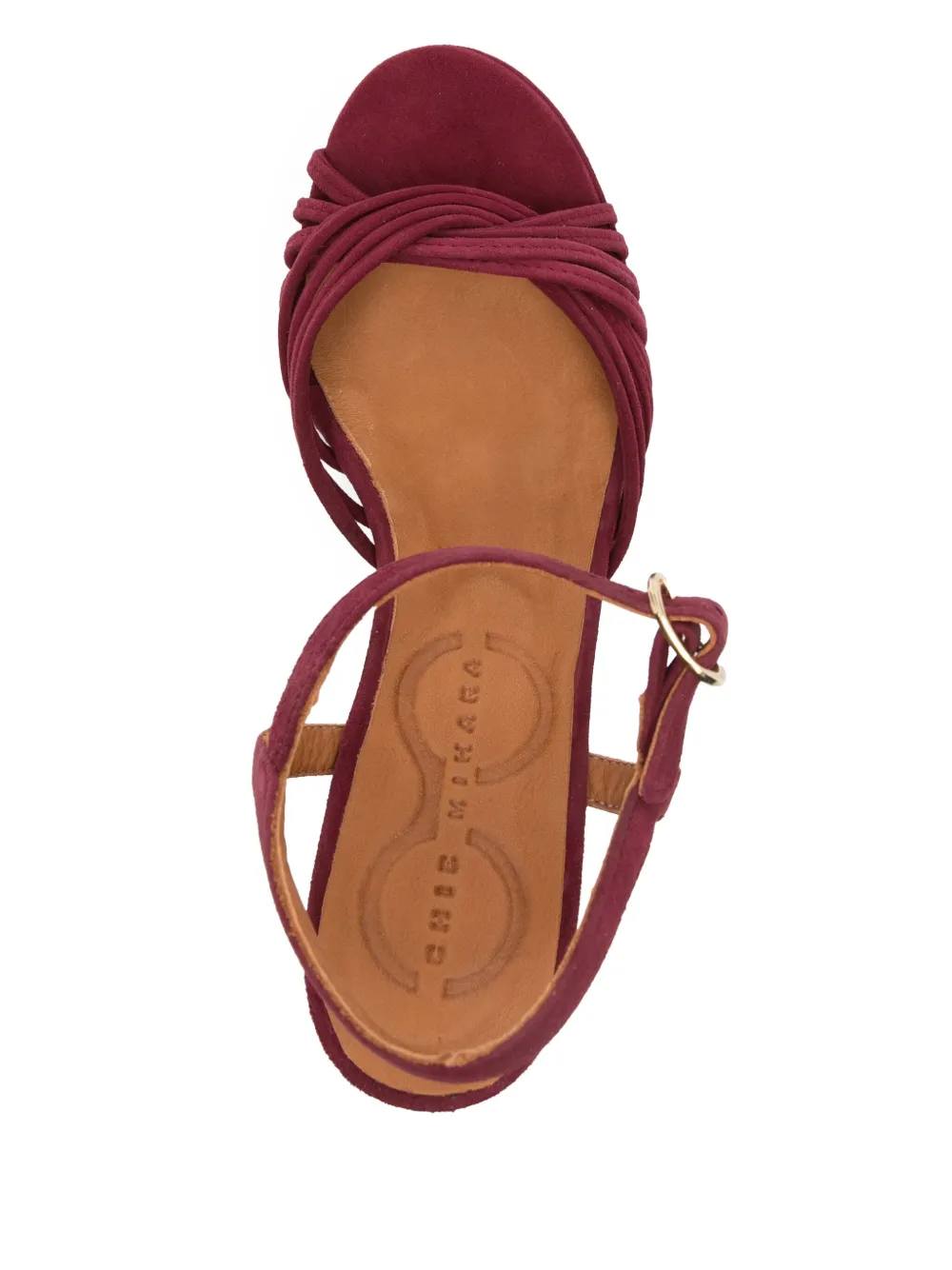 Chie Mihara 80mm Keske sandals Red