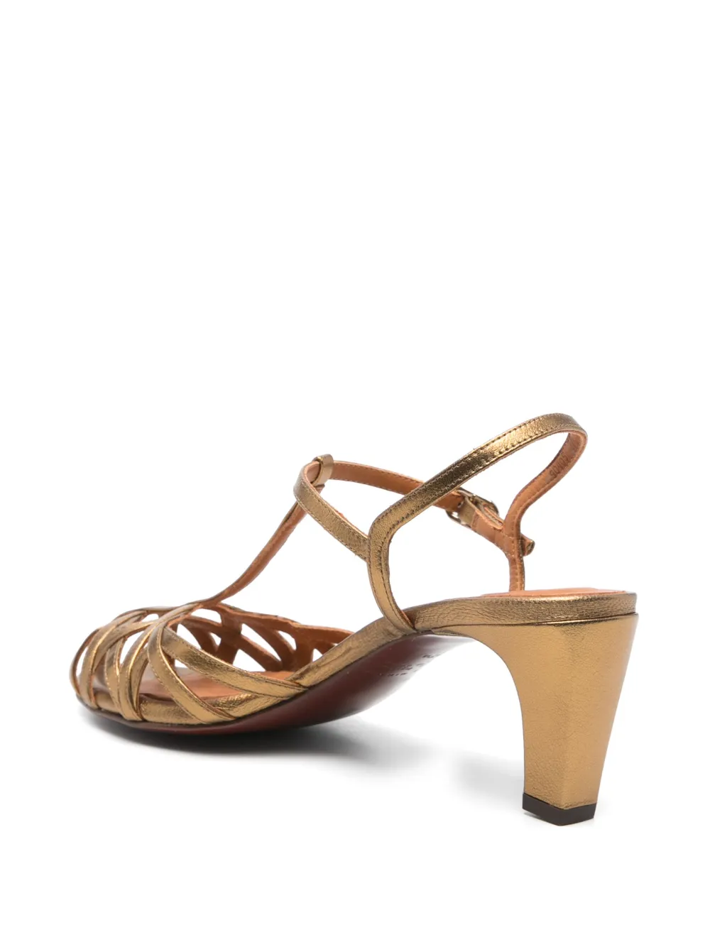 Chie Mihara 60mm leather pumps Gold