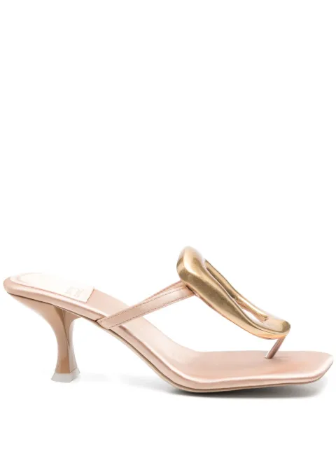 Jeffrey Campbell 60mm leather heeled sandals