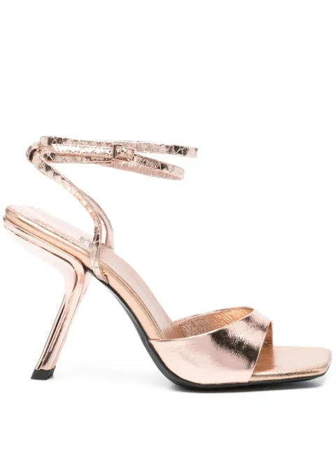 Jeffrey Campbell 70mm leather heeled sandals