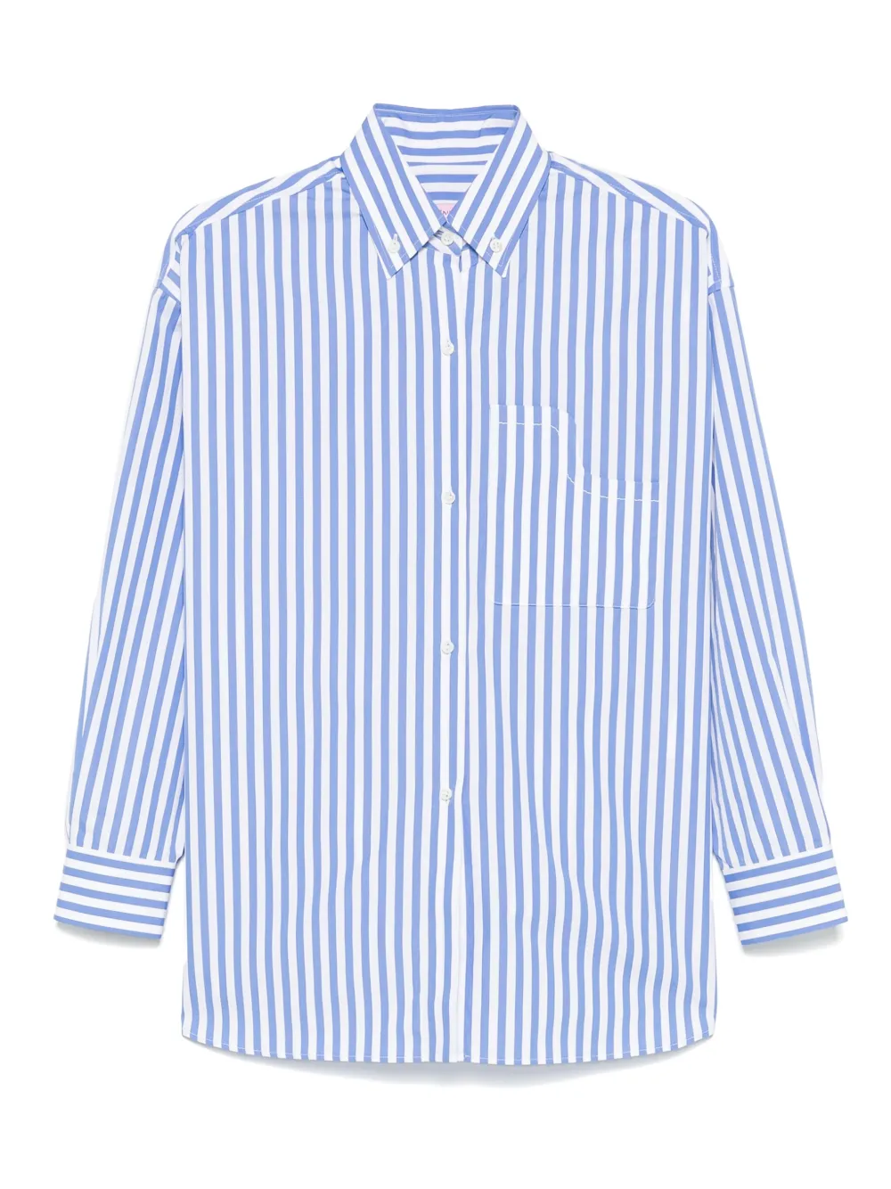 CUANTICO camisa con rayas estampadas | azul | Image 1