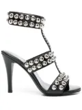 Jeffrey Campbell 100mm leather heeled sandals - Black