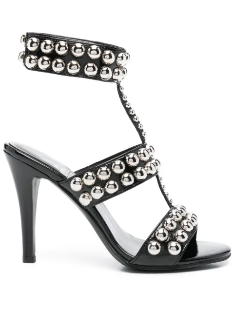 Jeffrey Campbell 100mm leather heeled sandals