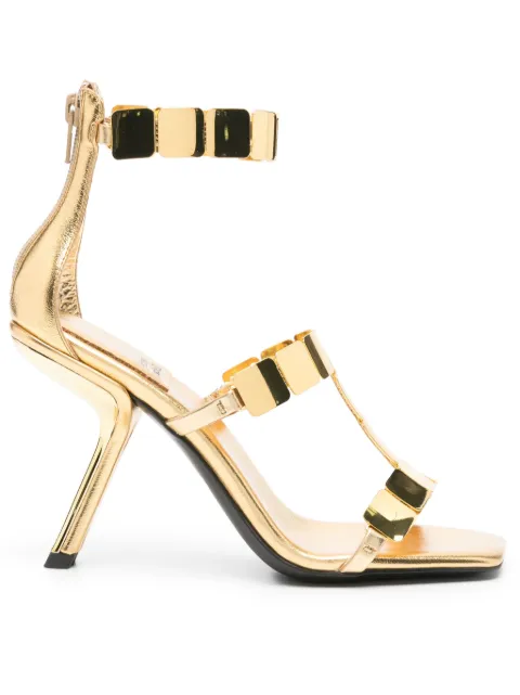 Jeffrey Campbell 70mm leather heeled sandals